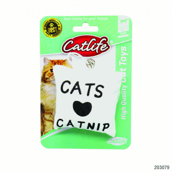 Catlife Kediler İçin Catnip Yastık Oyuncak Zilli  203079 brsp-1