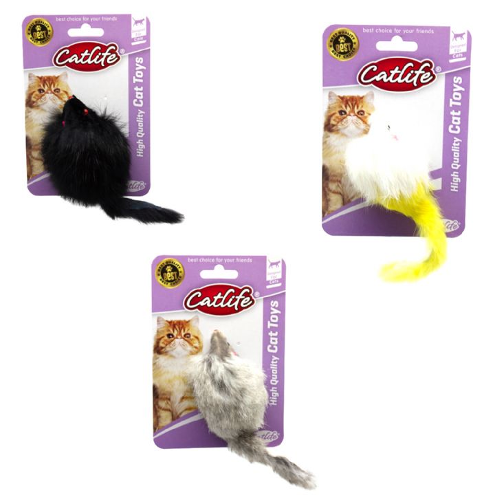 Catlife Kediler İçin Tüylü Fare 203063   brsp-1