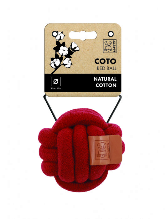 COTO RED BALL 9,5CM ÖRGÜ TOP OYUNCAK BRSP-10662605 -1