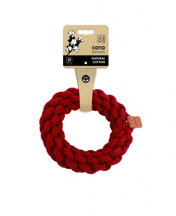 COTO RED RING 18CM ÖRGÜ HALKA OYUNCAK BRSP-10662805 -1