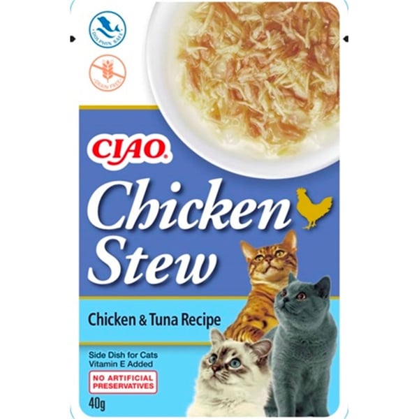 CZP-EU812  CİAO CHİCKEN STEW TAVUK GÜVEÇ VE TON BALIKLI PATE 40 GR-1