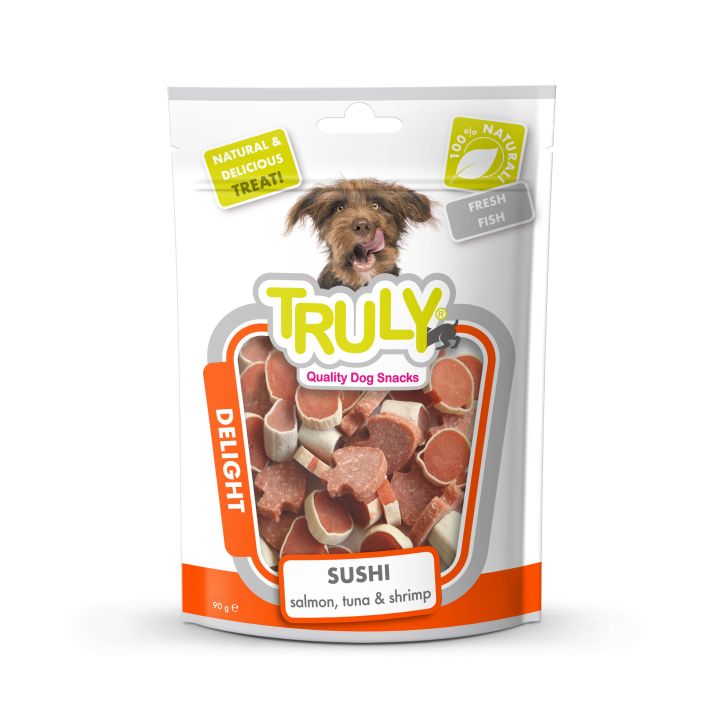 KYP Truly Dog Sushı Bar Somon Ton Karides 90gr -1