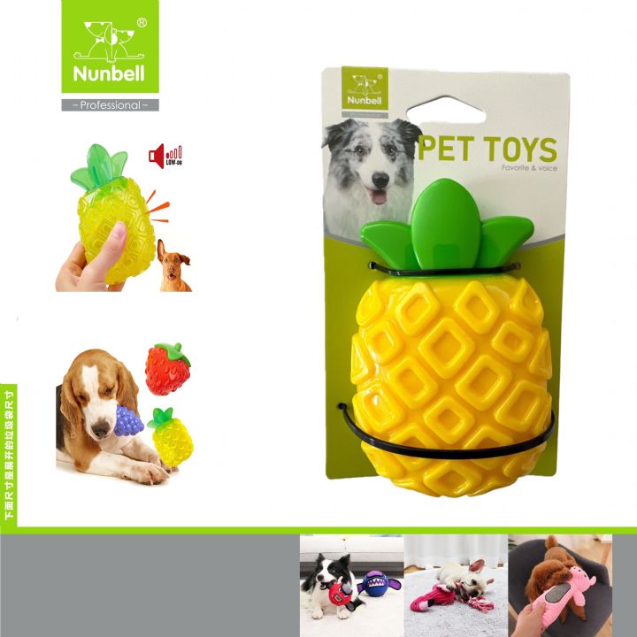 has-3012 Nunbell Ananas Aromalı Köpek Oyuncağı -1