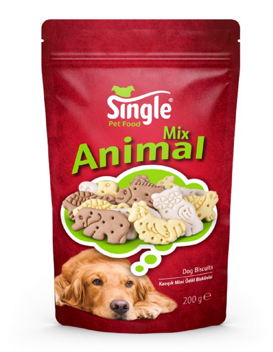 has-9912 Single Hayvan Figürlü Köpek Bisküvisi 200gr-1