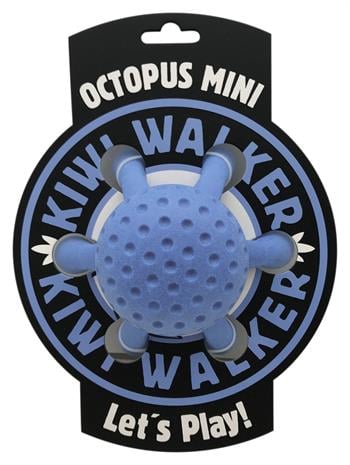 KİWİ TPR-837 Kiwi Walker Parçalanmaz Yüzen Köpek Oyuncağı Ahtapot Mini MAVİ-1