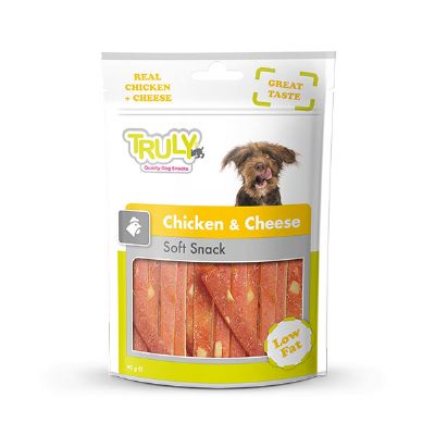 KYP-445-CB-06S Truly Peynirli Tavuk Jerky Köpek Ödülü 90 Gr-1