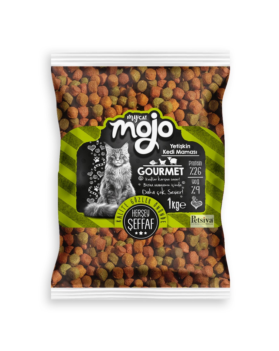 mojo black gurme kedi maması 1kg-1