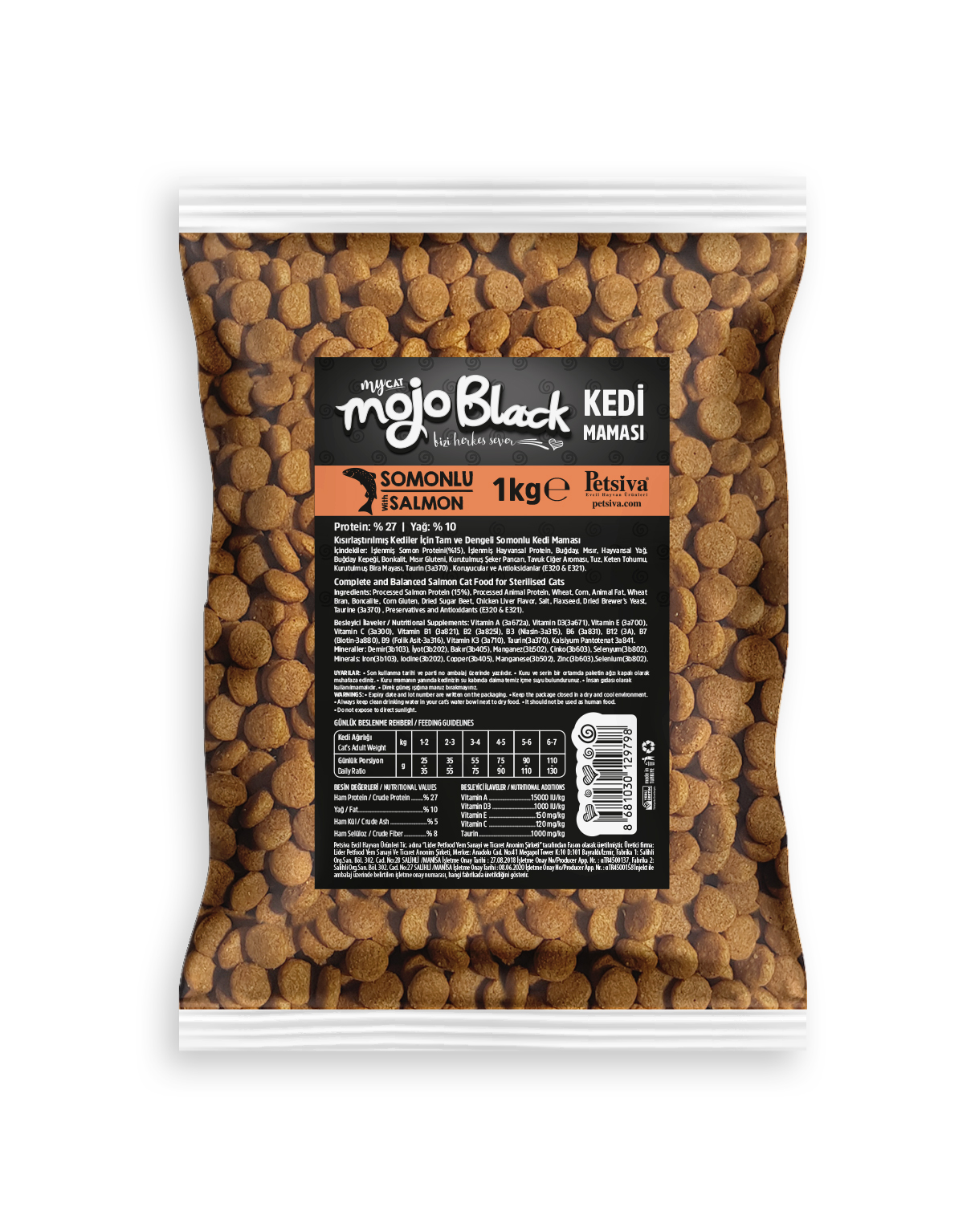 mojo black kısır kedi maması 1 kg-1