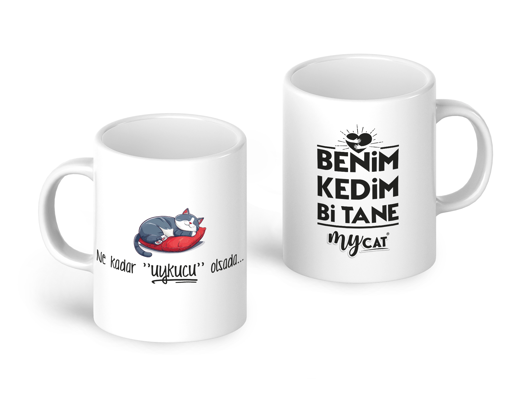 MYCAT KEDİ FİGÜRLÜ KUPA BARDAK NO 5-1