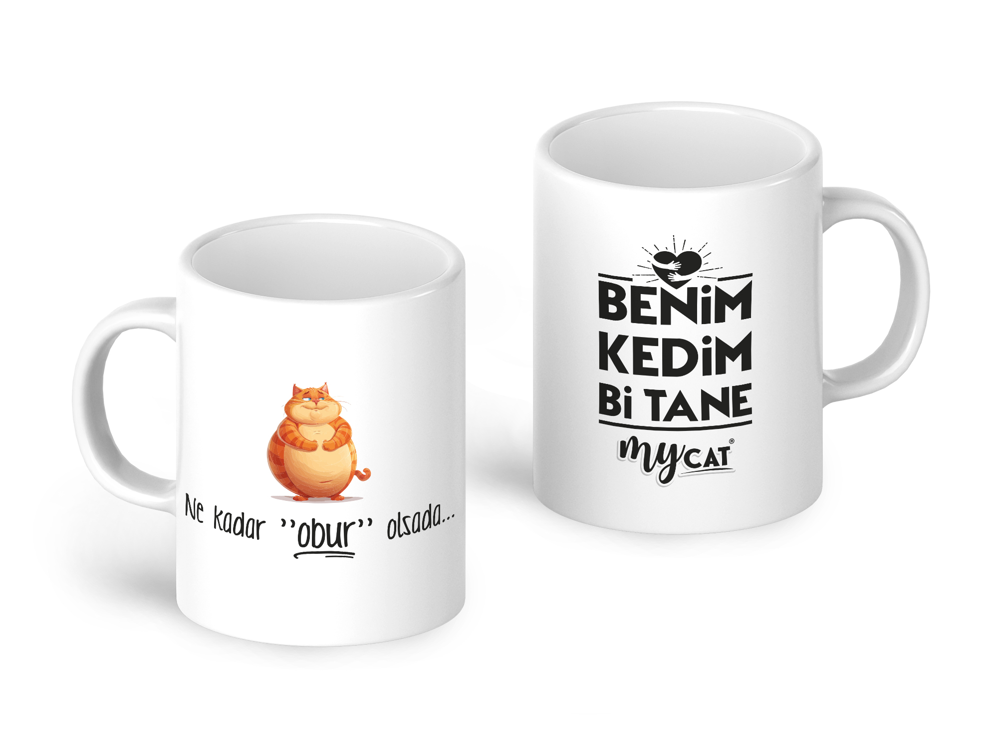 MYCAT KEDİ FİGÜRLÜ KUPA BARDAK NO 6-1