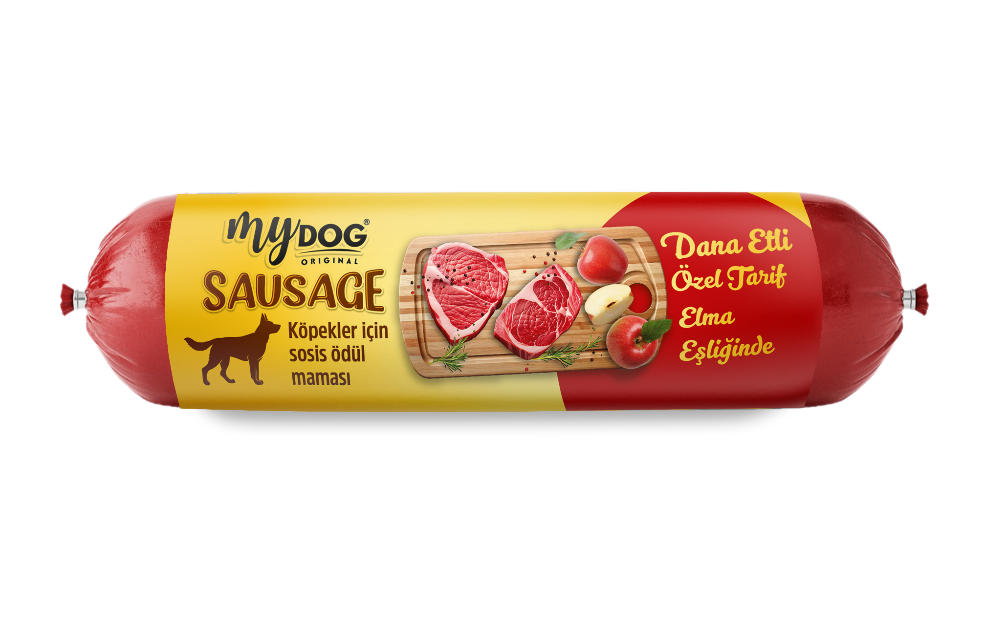 MYDOG DANA ETLİ & ELMALI ÖDÜL SOSİSİ (90GR)-1