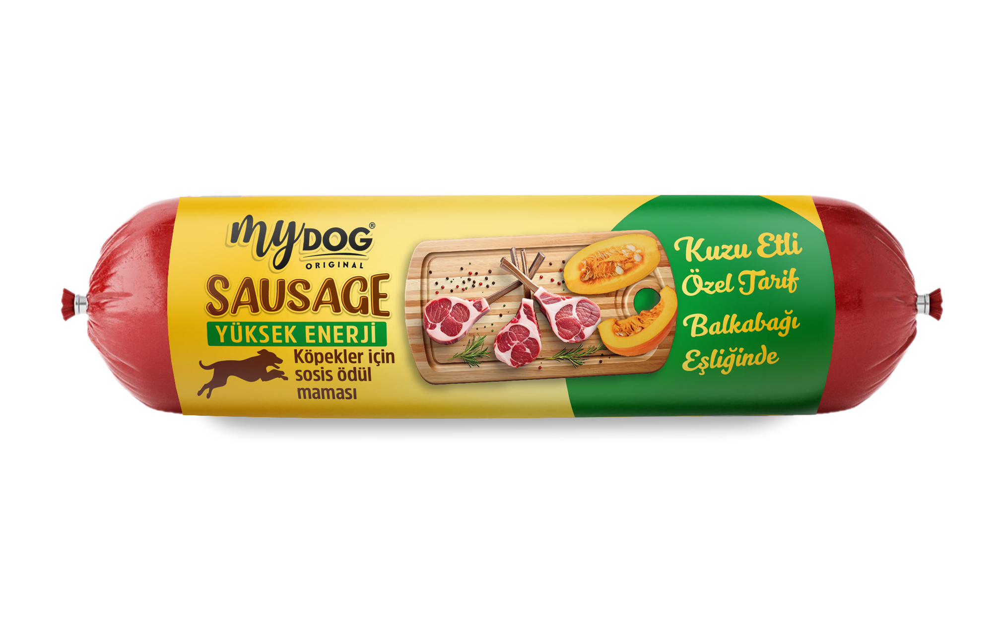 MYDOG KUZU ETLİ & BALKABAKLI ÖDÜL SOSİSİ (90GR)-1