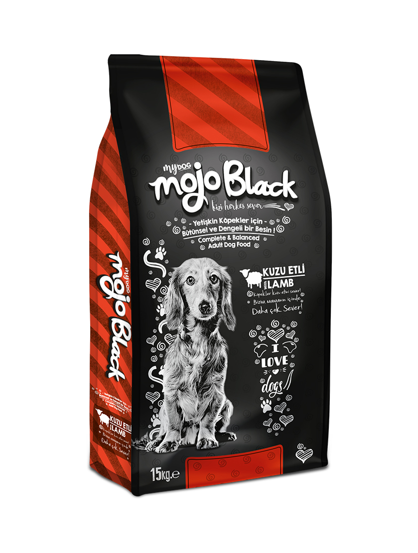 MYDOG MOJO BLACK KUZU ETLI KÖPEK MAMASI 15KG-1