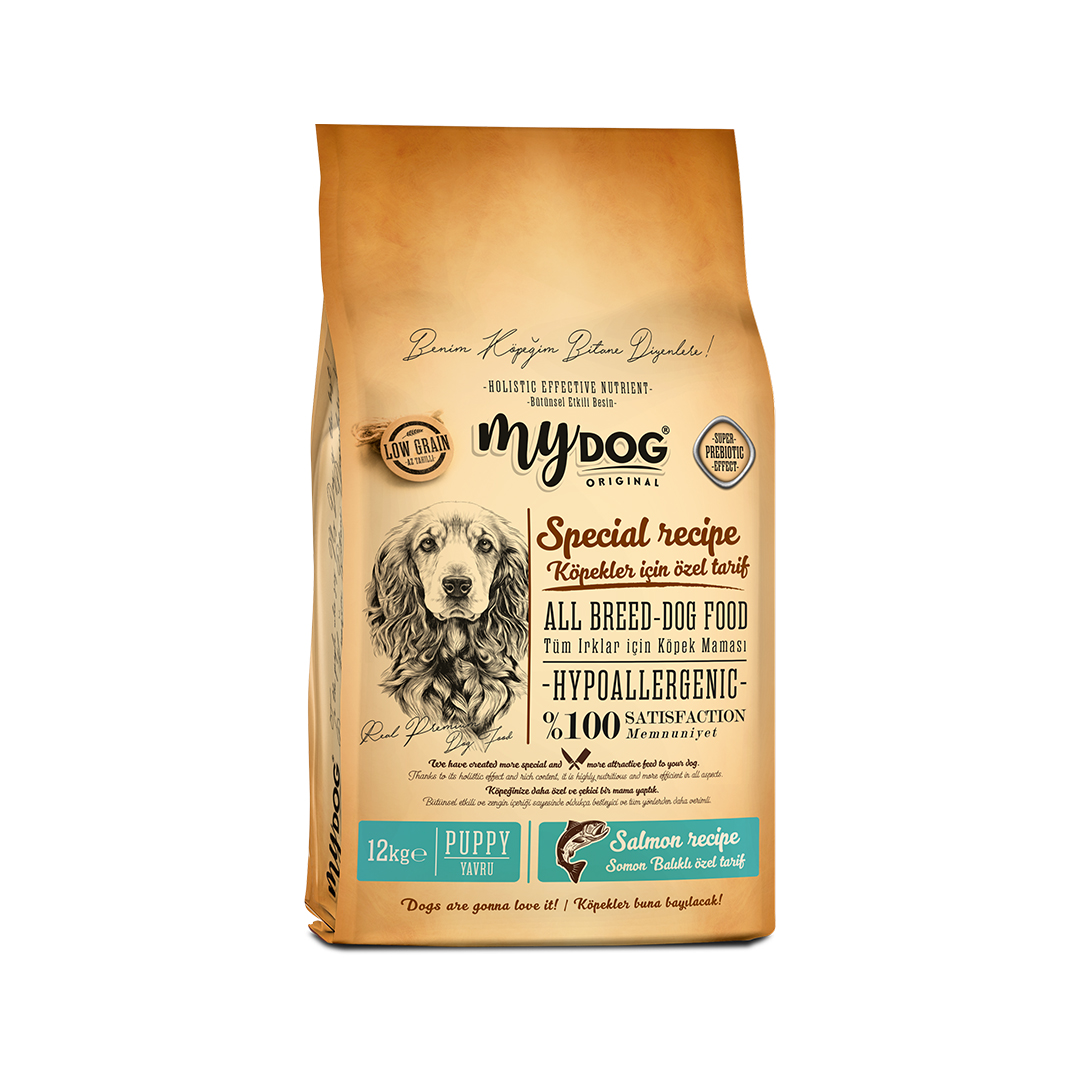 MYDOG ORIGINAL HYPOALLERGENIC SOMON BALIKLI YAVRU KÖPEK MAMASI (12KG)-1