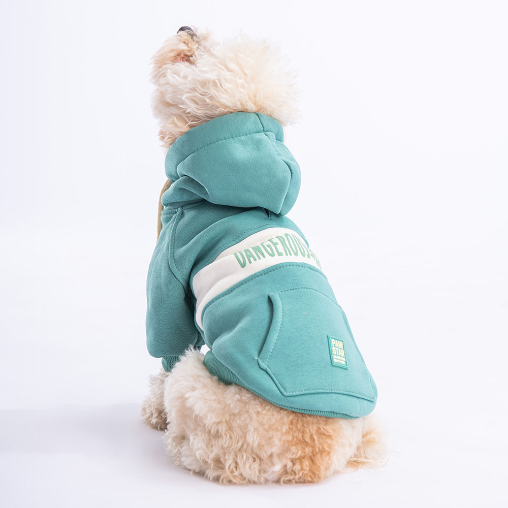 paw-23707 yeşil cute hoodie L beden-1