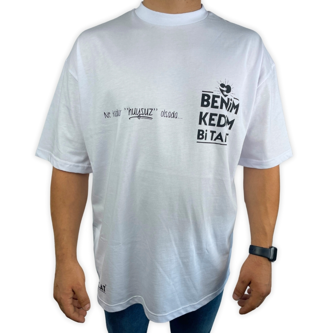 PET ELEGANTE BENİM KEDİM BİRTANE T-SHIRT  L-1