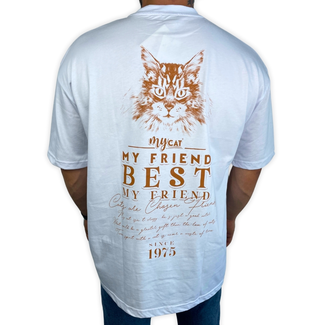 PET ELEGANTE MY BEST FRİENDS CAT T-SHIRT M-2