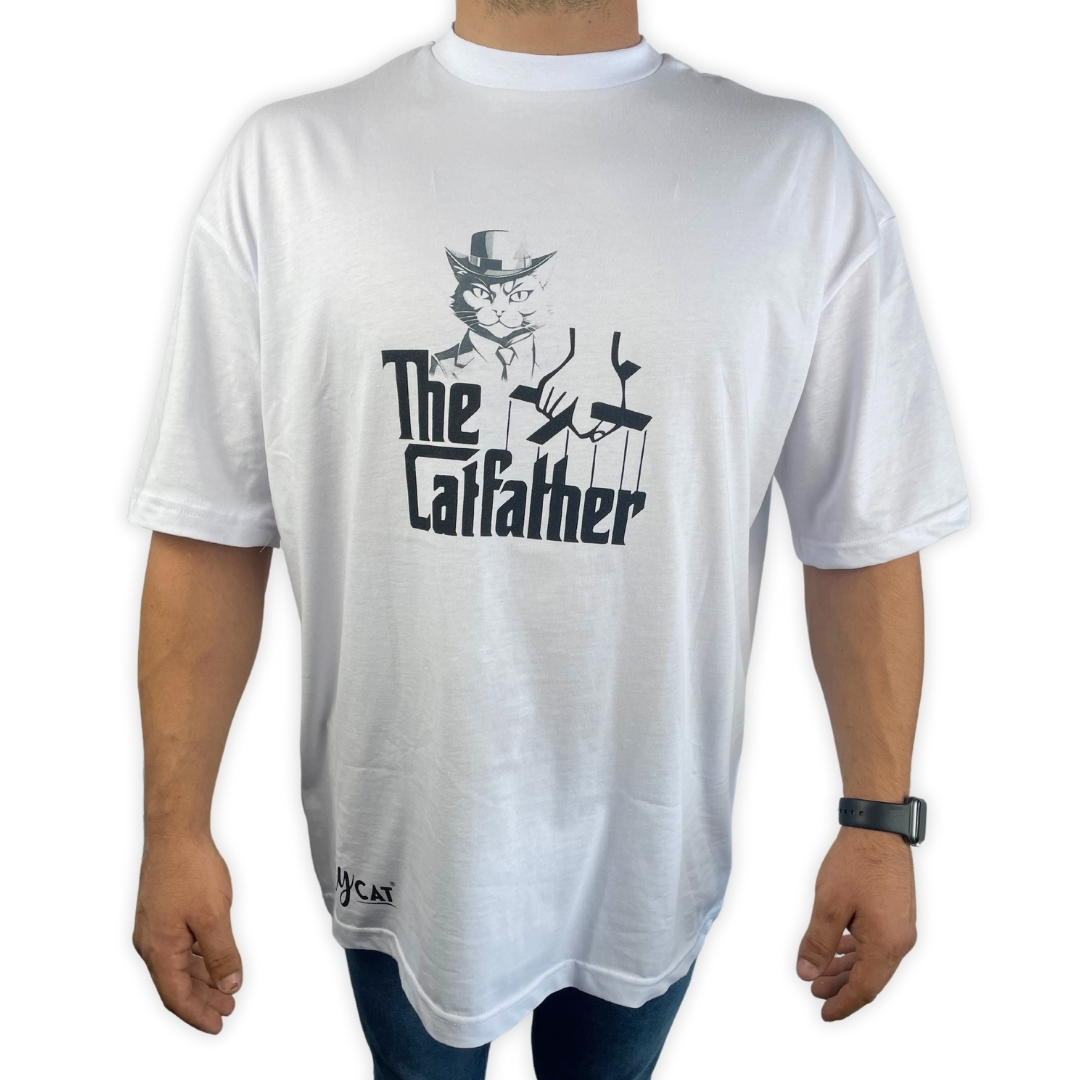 PET ELEGANTE THE CAT FATHER  T-SHIRT M-1