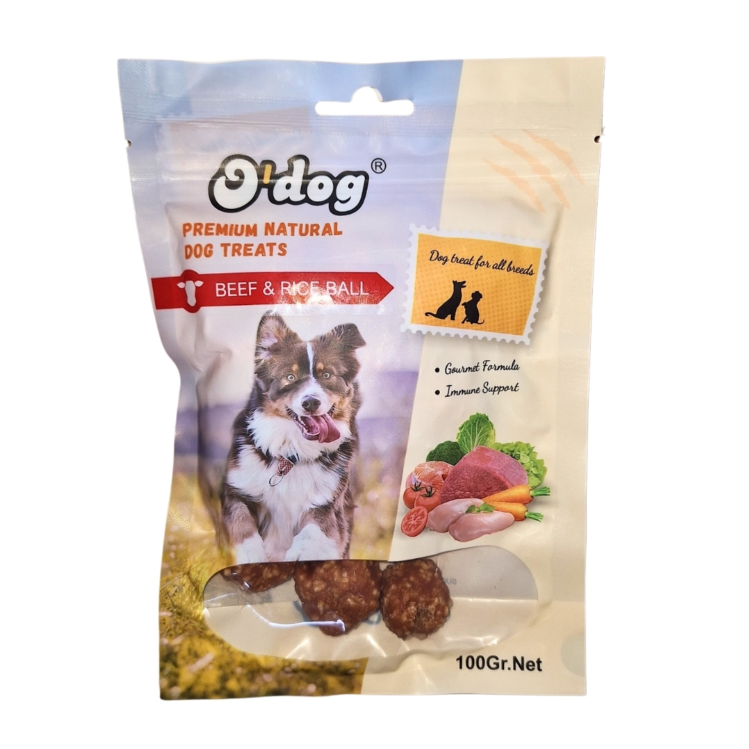 sfrp DT-5017 O Dog Dana Etli Lezzet Topları Köpek Ödülü 100 Gr-1