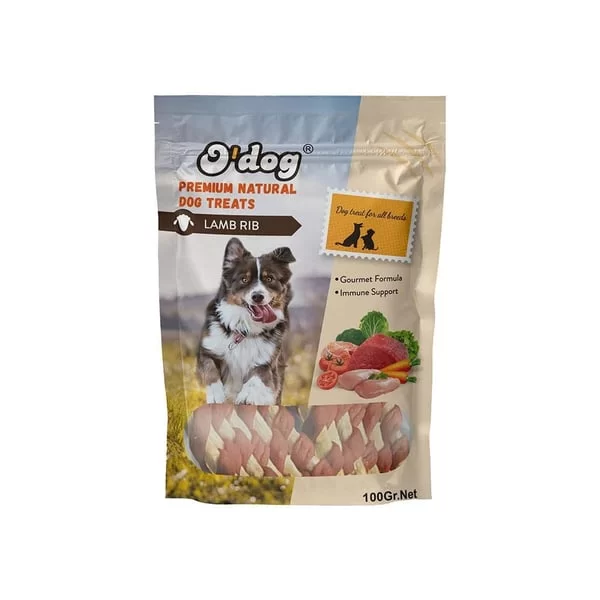 sfrp DT-5109 O Dog Kuzu Parçacıklı Sargılı Köpek Ödülü 100 Gr-1