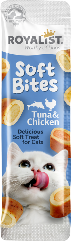 SOFT BİTES TUNA & TAVUK KEDİ ÖDÜL BİSKÜVİSİ 10 GR 03747-1