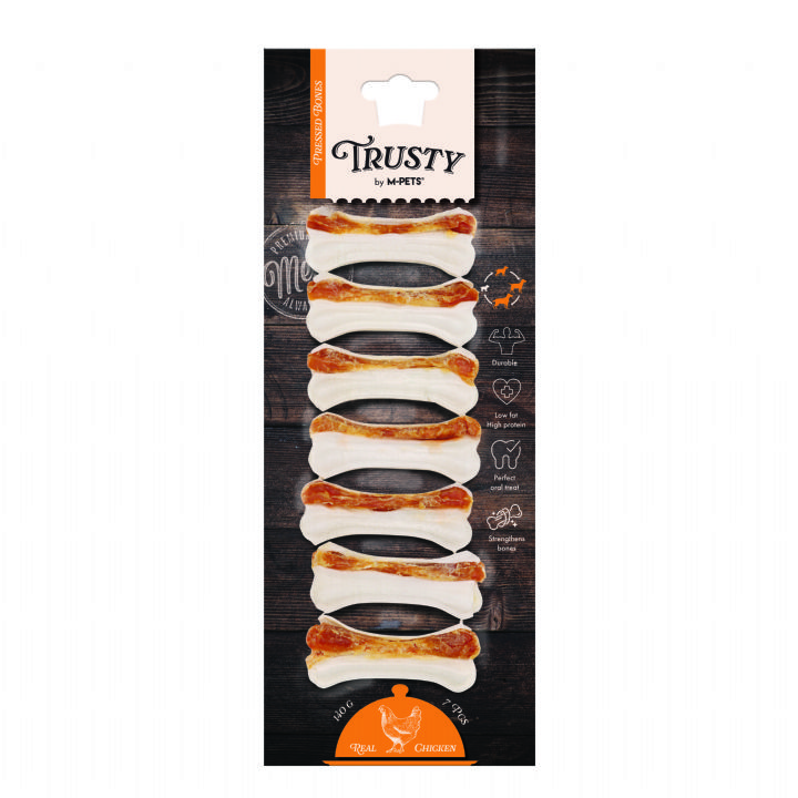 TRUSTY CHICKEN PRESS KEMİK 7Lİ 140GR/7,7CM BRSP-19046899-1