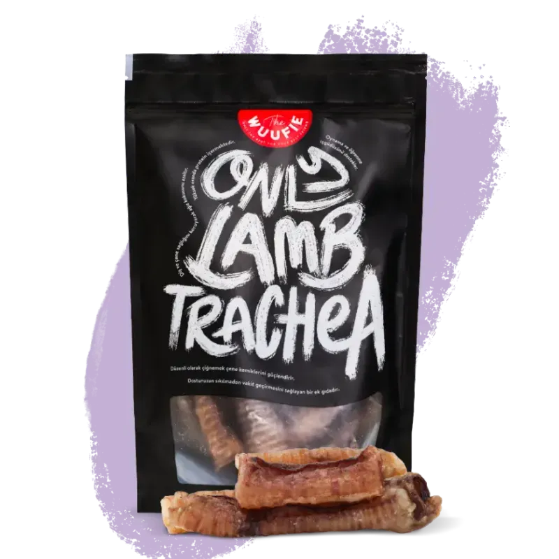 wuufie lamb trachea kuzu gırtlak  120gr köpek ödülü-1