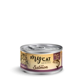 Mycat Somon Balıklı Pate KISIR Kedi Konservesi 80 Gr  TEKLİ