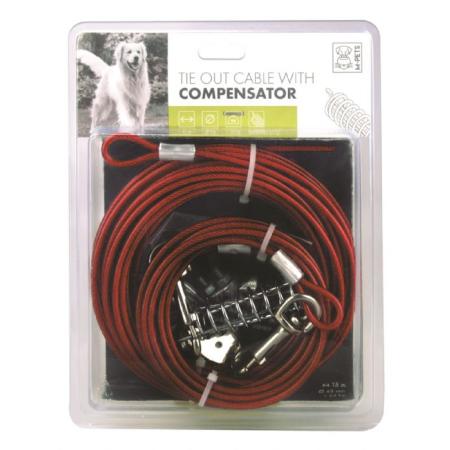 brsp-10801205 M-PETS COMPENSATOR BAHÇE BAĞLAMA HALATI 15MT/RED