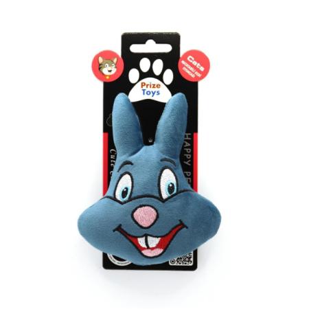 MAVİ Rabbit catnip kedi oyuncağı