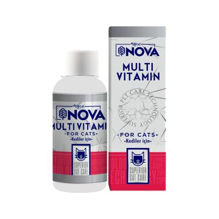 Nova Kediler için likit multivitamin 100ml