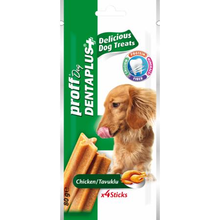 Proff Dog Dentaplus Tavuklu Ödül Çubuk 4 lü 80gr lora