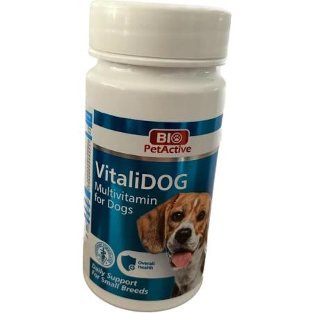 bpa-445 VİTALİDOG MULTİVİTAMİN SMAL BREDD 30GR 60TABLET-BPA